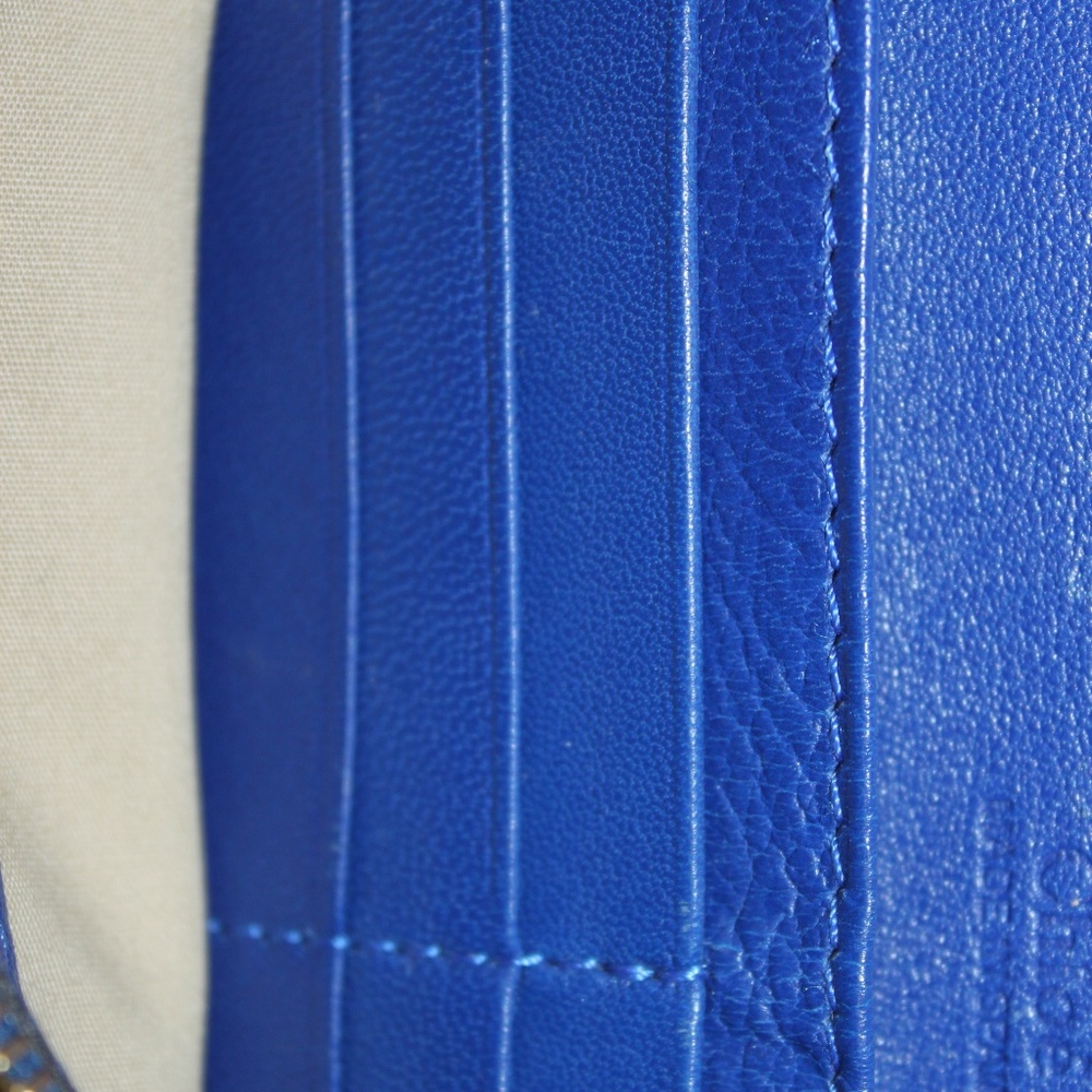 Chloe Bifold Blue Bow Wallet - Picture 5 of 6